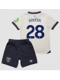 West Ham United Tomas Soucek #28 Replika Borta Kläder Barn 2025-26 Kortärmad (+ byxor)